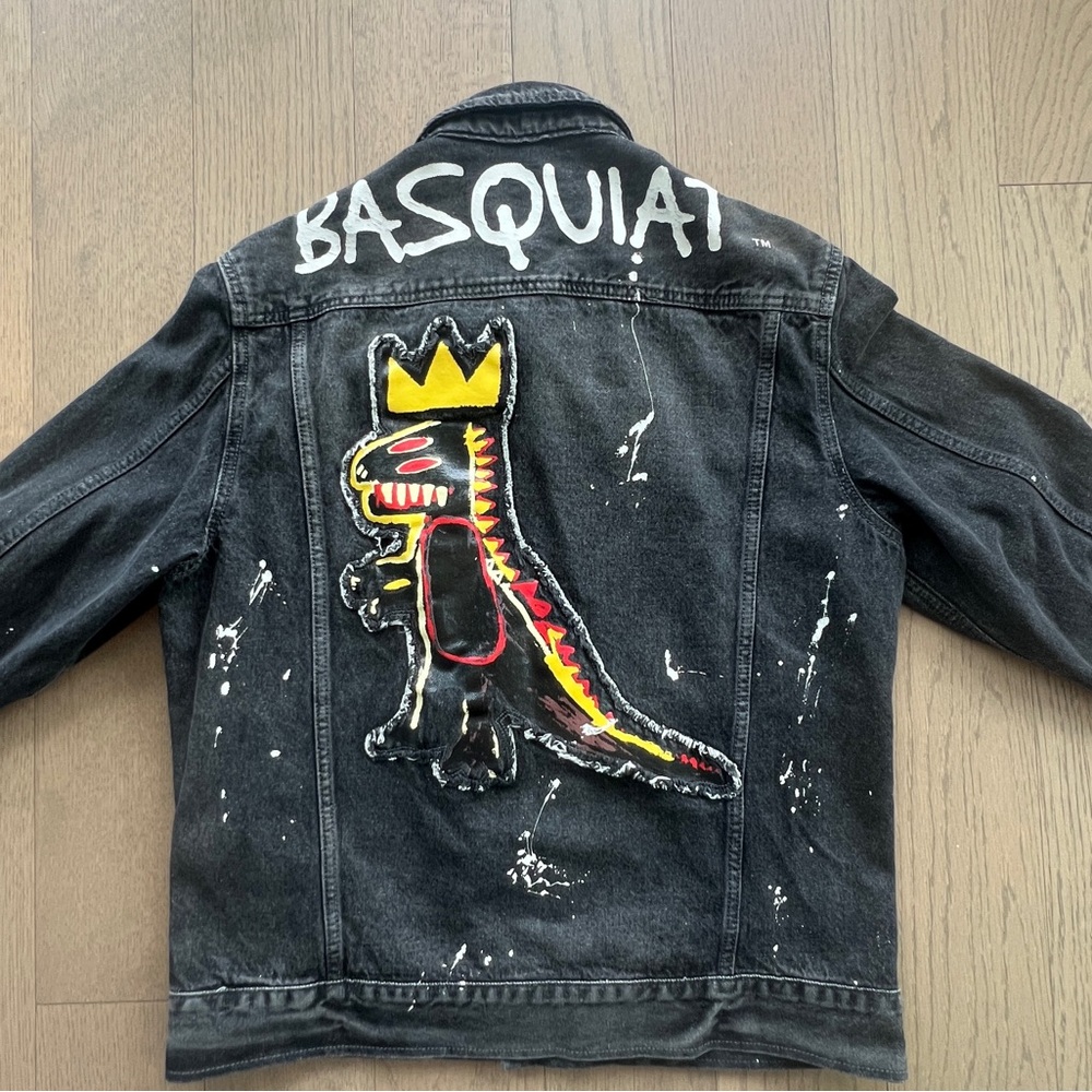 Sean Jean Basquiat Black Denim Jacket